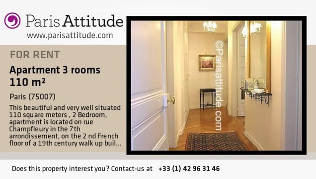 2 Bedroom Apartment for rent - Tour Eiffel, Paris - Ref. 7655