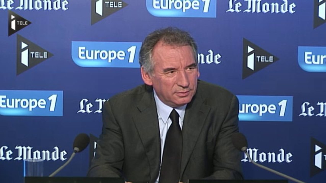 François Bayrou, invité du Grand Rendez-vous sur iTélé - Europe1 - 201013