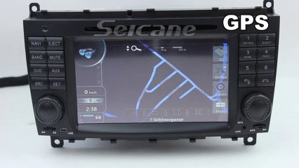 In Dash Navigation Stereo For Mercedes Benz CLS W219 With Bluetooth
