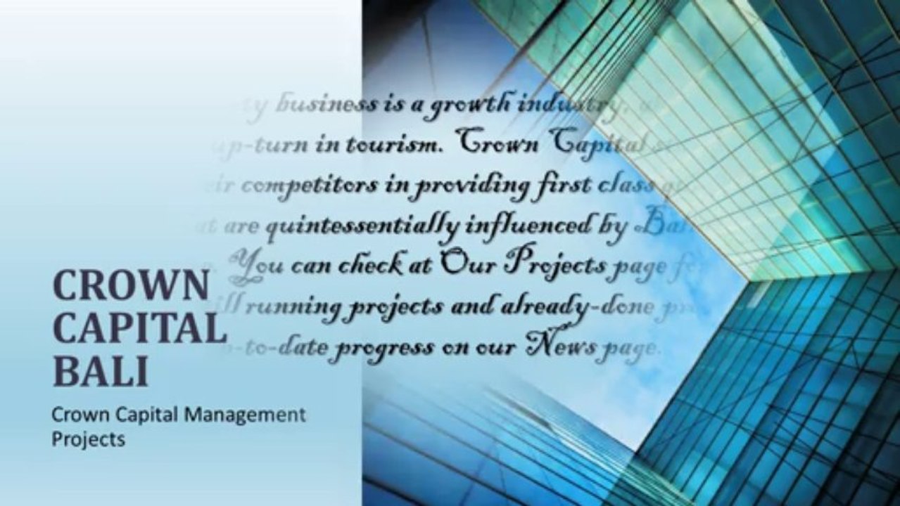 CROWN CAPITAL BALI - Crown Capital Management Projects