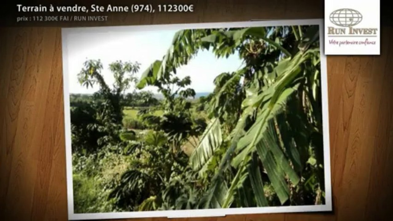 Terrain à vendre, Ste Anne (974), 112300€