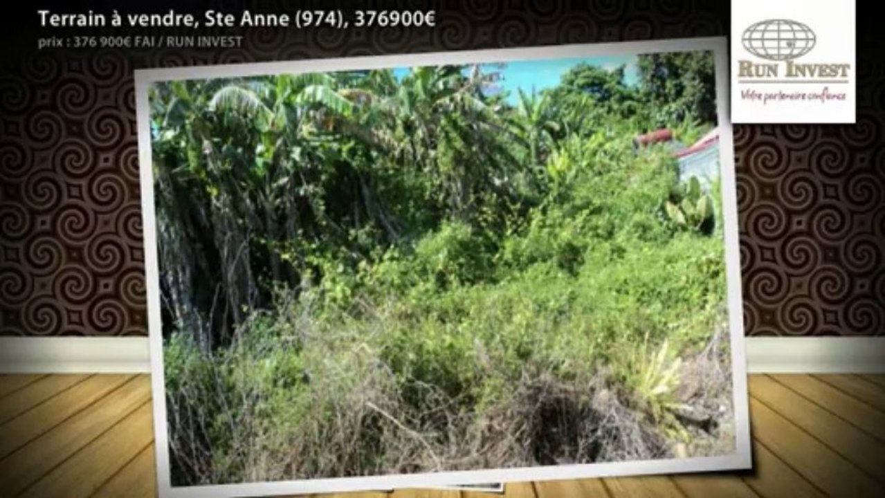 Terrain à vendre, Ste Anne (974), 376900€