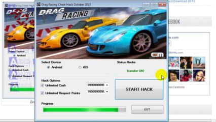 Drag Racing Cheat Hack October 2013
