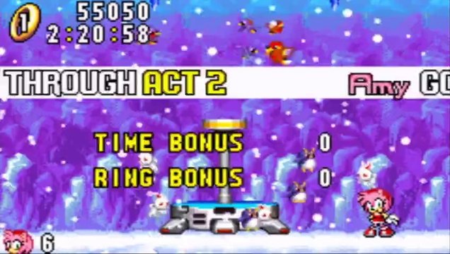 Sonic Advance - Amy : Ice Mountain Zone Act 2