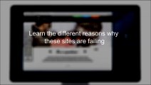 Top Reasons Why Your Website are Failing - Web Design and Development