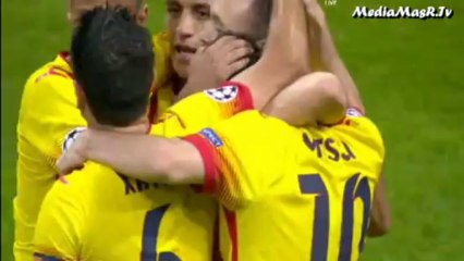 هدف برشلونة الأول في ميلان - دوري أبطال أوروبا - 22/10/2013
