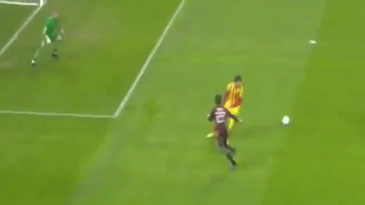 Robinho Goal AC Milan vs Barcelona 1 0  22 10 2013