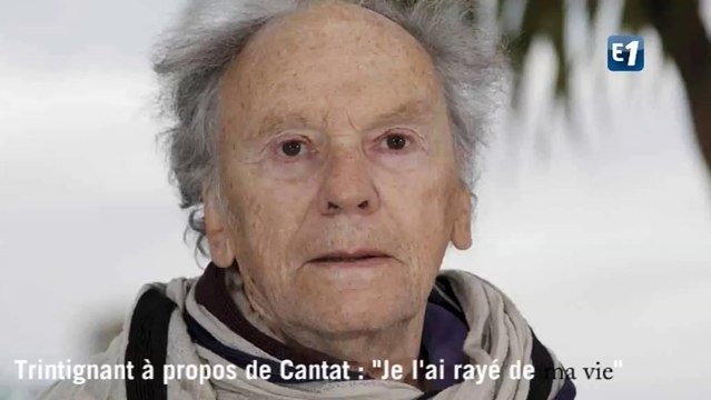 Jean-Louis Trintignant à propos de Bertrand Cantat : je l'ai rayé de ma vie