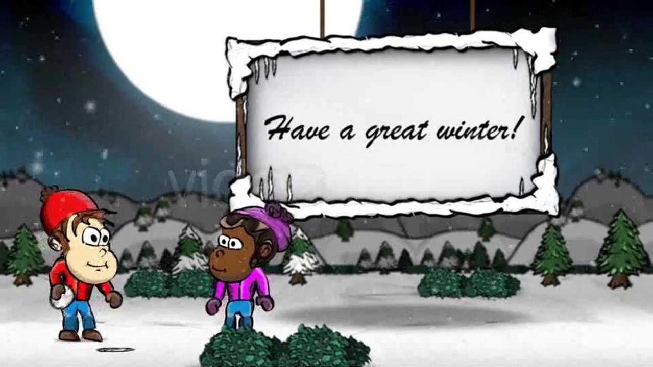 Multicultural Winter Greetings Card - After Effects Template