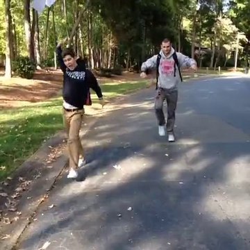 Going to school on a Friday vs. Going to school on a Monday...