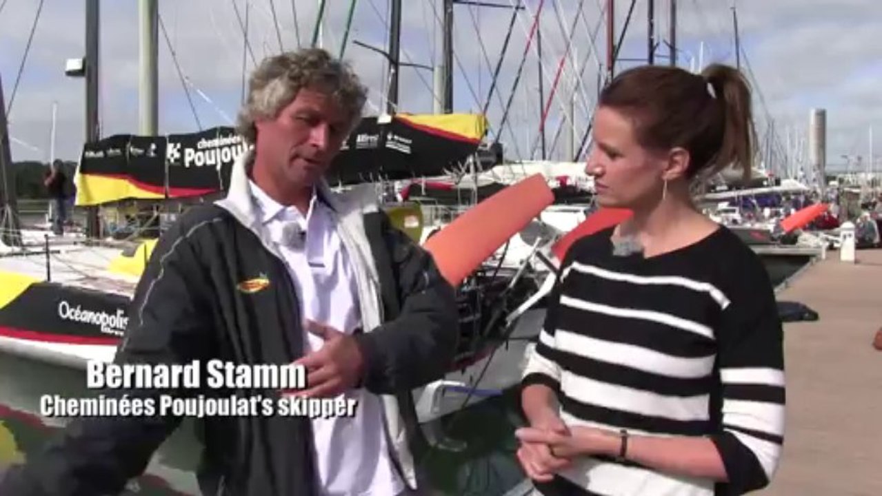 Fitness session for the singlehanded skippers onboard the Imoca 60 boats