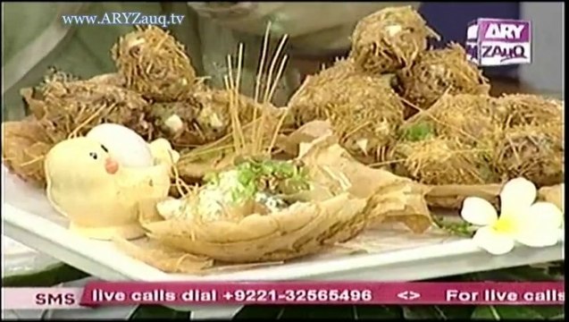 Weekend with Naheed Ansari, Kebabs Nest, Potato Salad & Biscuit Dessert, 19-10-13