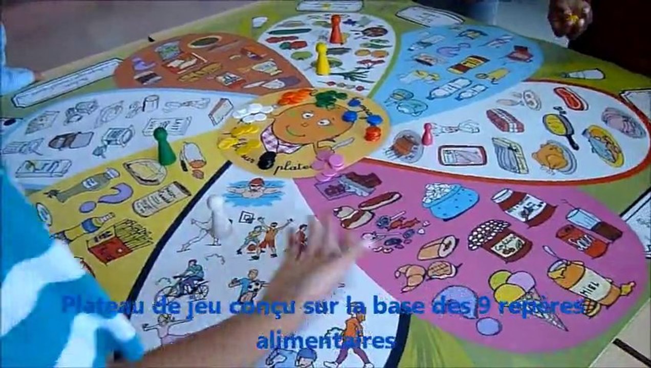 Animation en live du plateau de jeu l'équilibre sur un plateau