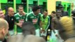 La joie des Verts après ASSE 3-2 Lorient