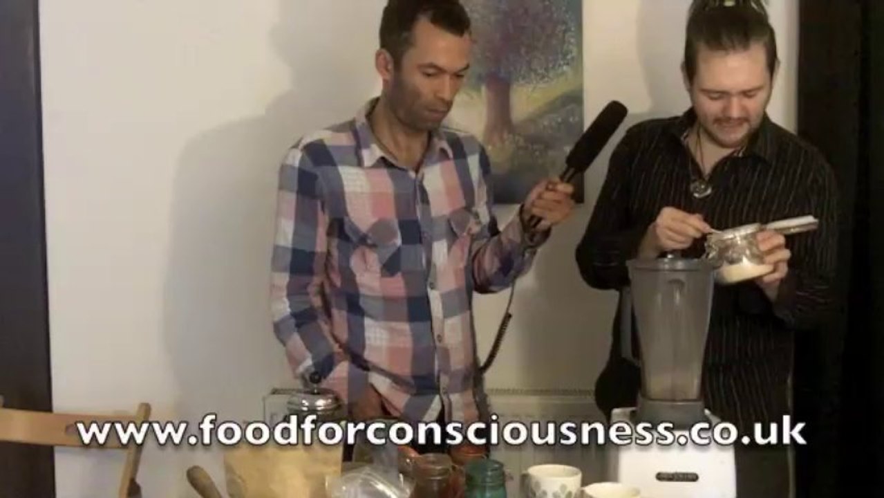 Graham Demo's how to make a choco herbal elixir