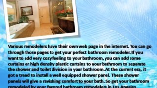 Bathroom remodeling can make your residence attractive and valuable