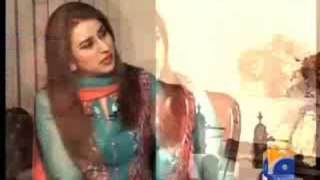 Shaikh Rasheed Blasts at Veena Malik in live program.