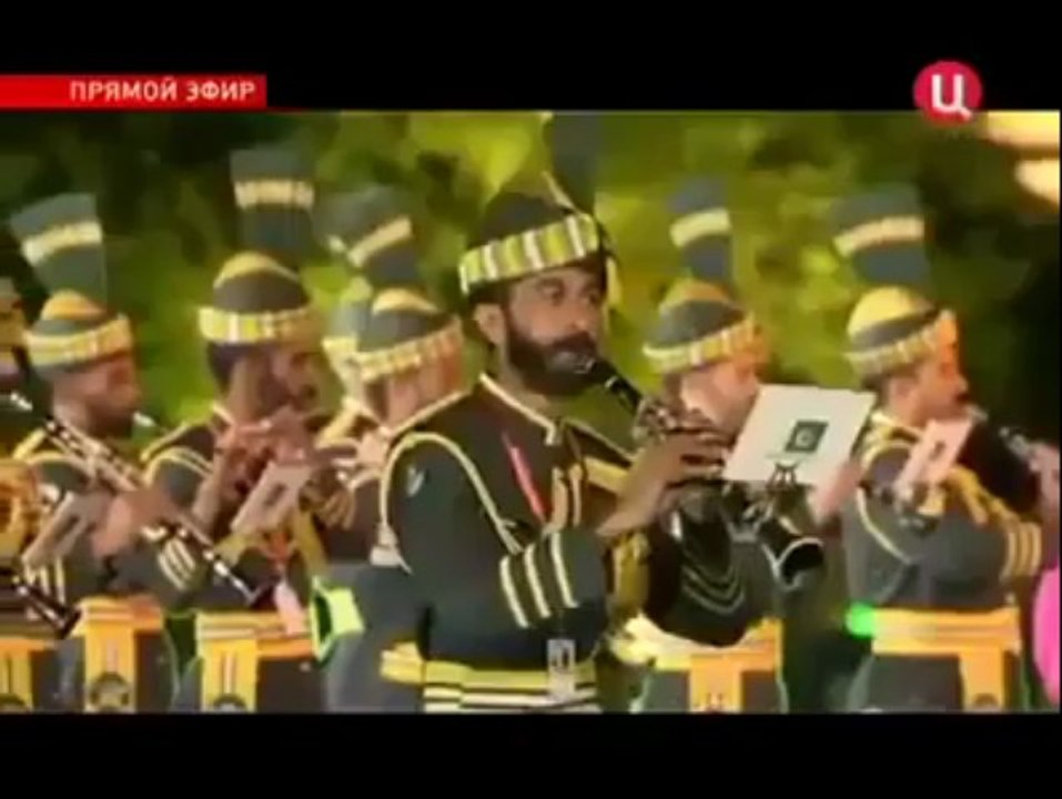 Pakistani Army band performace in Moscow