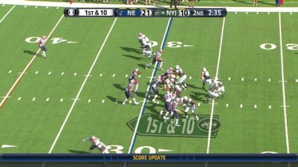 Patriots defense, sack, 6-yd loss