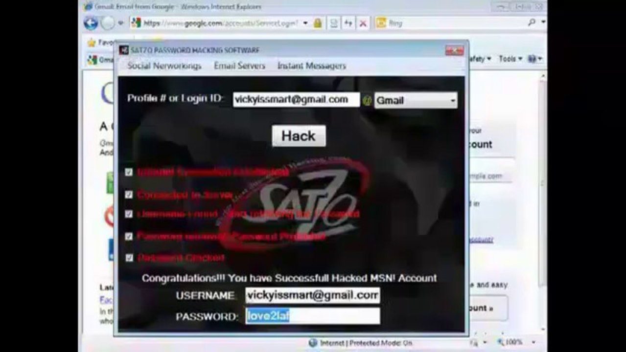 Hack Gmail Password -World First Sucessful Hacking Software 2013 (NEW!!) -859