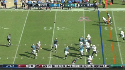 Chargers defense, 4th down failed
