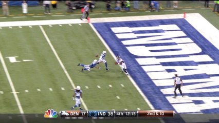 QB Manning to WR Thomas, 31-yd, pass, TD