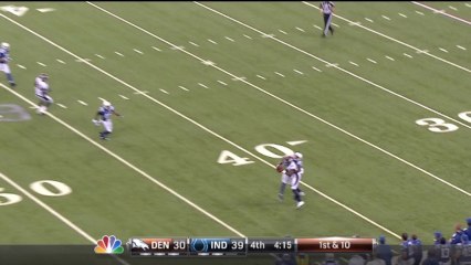 QB Manning to WR Thomas, 27-yd, pass