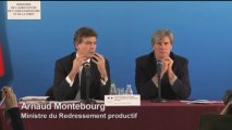 Conférence de presse : présentation du plan national pour l'avenir des industries du bois