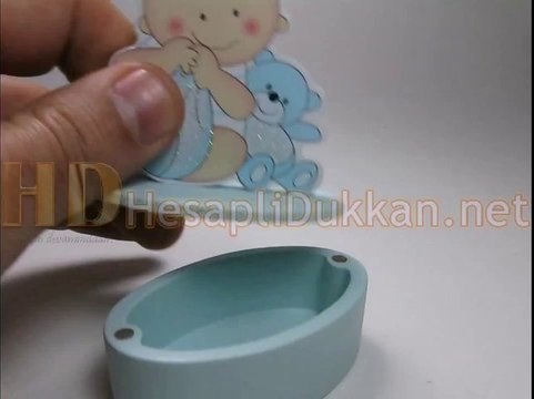 Sevimli erkek bebek şekeri kutusu Hesaplı Dükkan