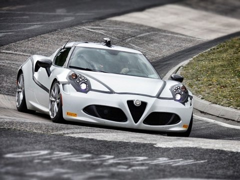 L'Alfa Romeo 4C sur le Nurburgring