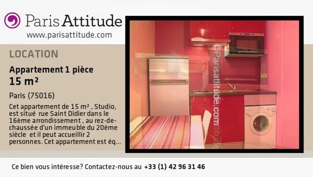 Appartement Studio à louer - Trocadéro, Paris - Ref. 3239