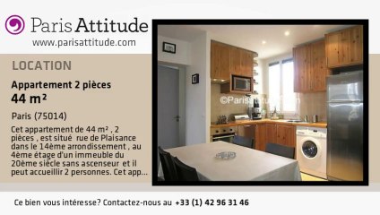 Appartement 1 Chambre à louer - Plaisance/Pernety, Paris - Ref. 6967