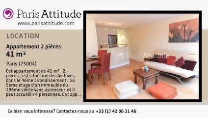 Appartement 1 Chambre à louer - Musée Picasso, Paris - Ref. 8125