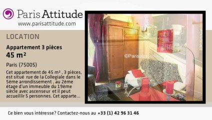 Appartement 2 Chambres à louer - Place Monge, Paris - Ref. 5697