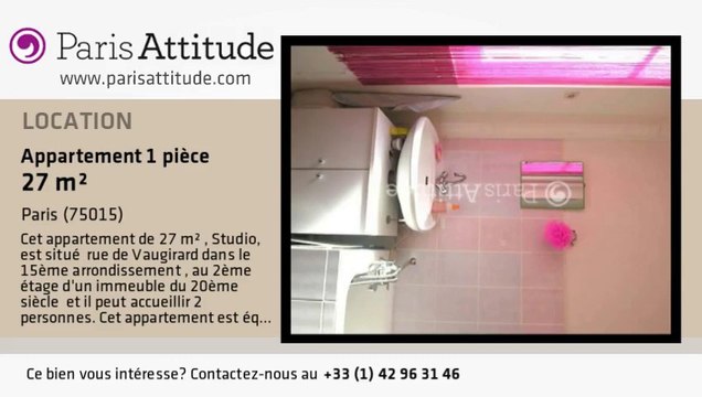 Appartement Studio à louer - Pasteur, Paris - Ref. 7229