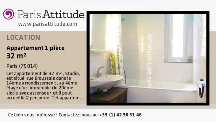 Appartement Studio à louer - Denfert Rochereau, Paris - Ref. 5843
