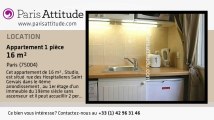 Appartement Studio à louer - St Paul, Paris - Ref. 5740