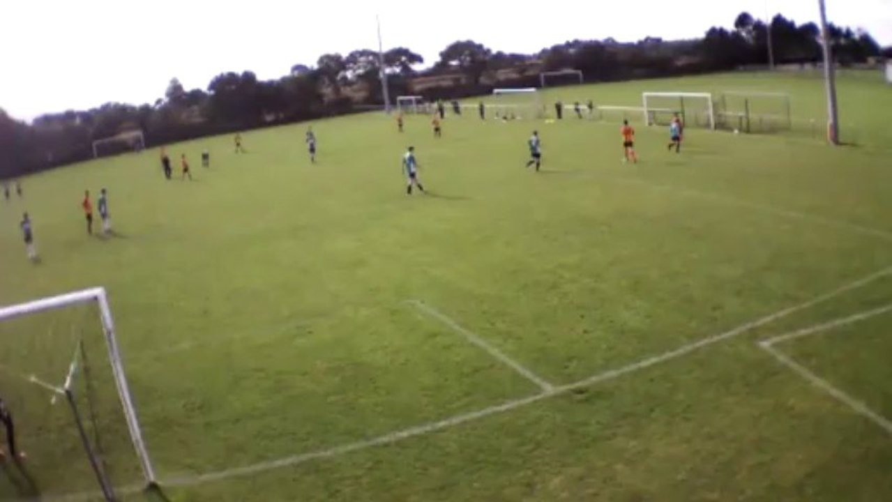 Match U18 Servel - Plestin filmé par un drone