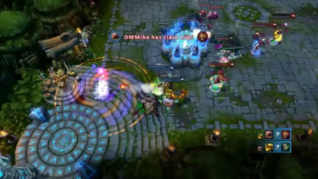 LOL FUN - Stupid fountaindiving - league-of-legends