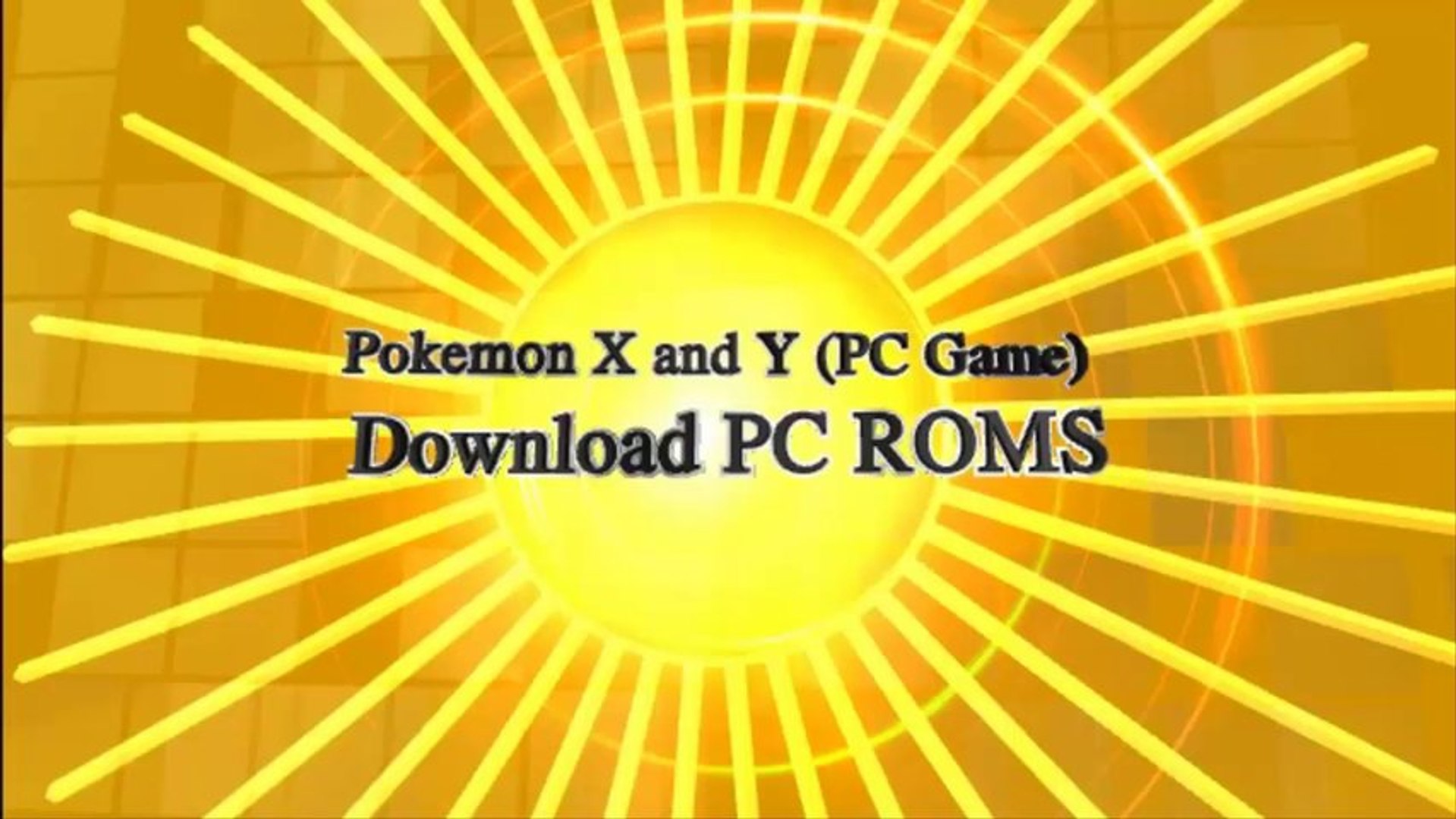 Pokemon XY PC Game PC ROM