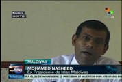 Exige candidato de Islas Maldivas renuncie actual presidente Waheed