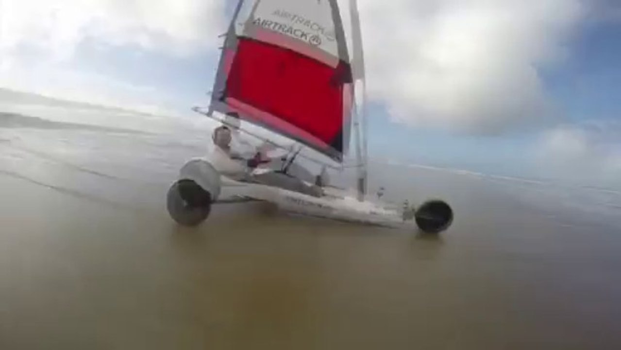 Mini Transat, en attendant le départ : activité char à voile