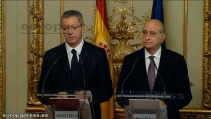 Gallardón deja en manos de la AN aplicar el fallo