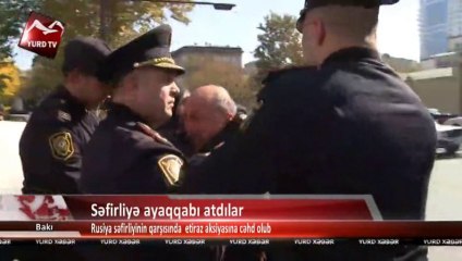 Milli Qəhraman Arif Məhərrəmov Rus rusvaylarına etiraz etdi. 18 oktyabr 2013