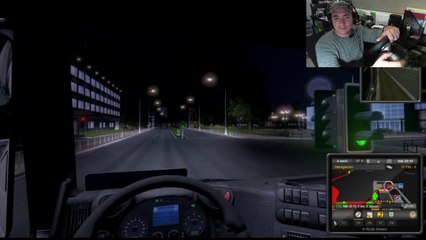 Eurotruck Simulator 2: Trabajando para DHL, Mucha Velocidad y Sueño!