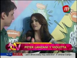 Lali sobre el romance de Peter y Martina