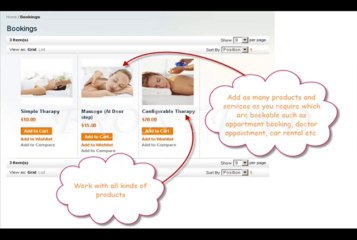 Booking and Reservation Magento Extension Configuration for online web store.