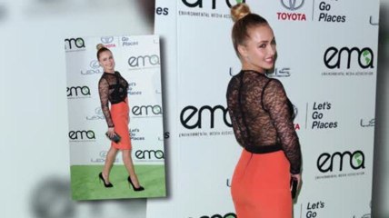 Hayden Panettiere muestra su belleza pura en los Environmental Awards