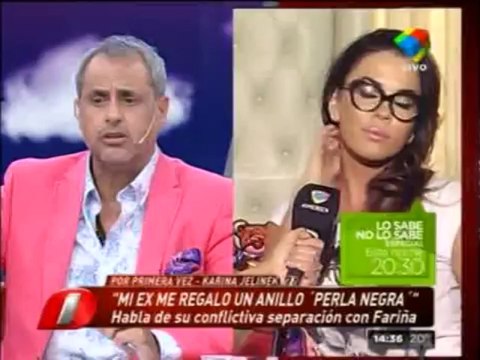 Pronto.com.ar Karina Jelinek habla del anillo del conflicto