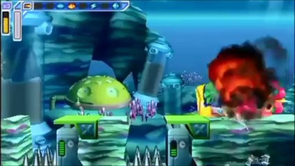 Megaman Maverick Hunter X - Launch Octopus Stage